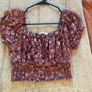 Floral crop top